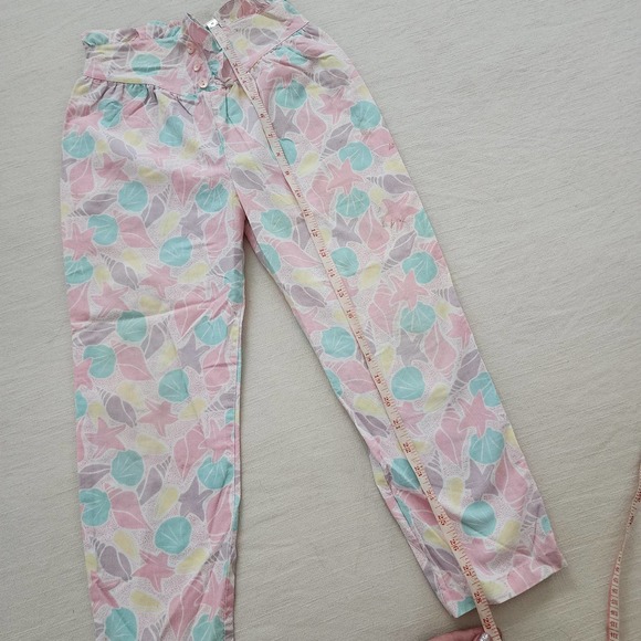 Vintage Shell Beach Pants kids 6x - Picture 5 of 11
